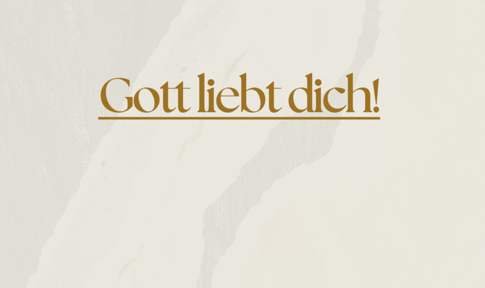 Goldstückepredigt - Teil 1: Gott liebt dich! Image