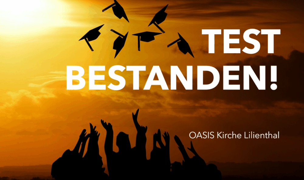Test bestanden! Image
