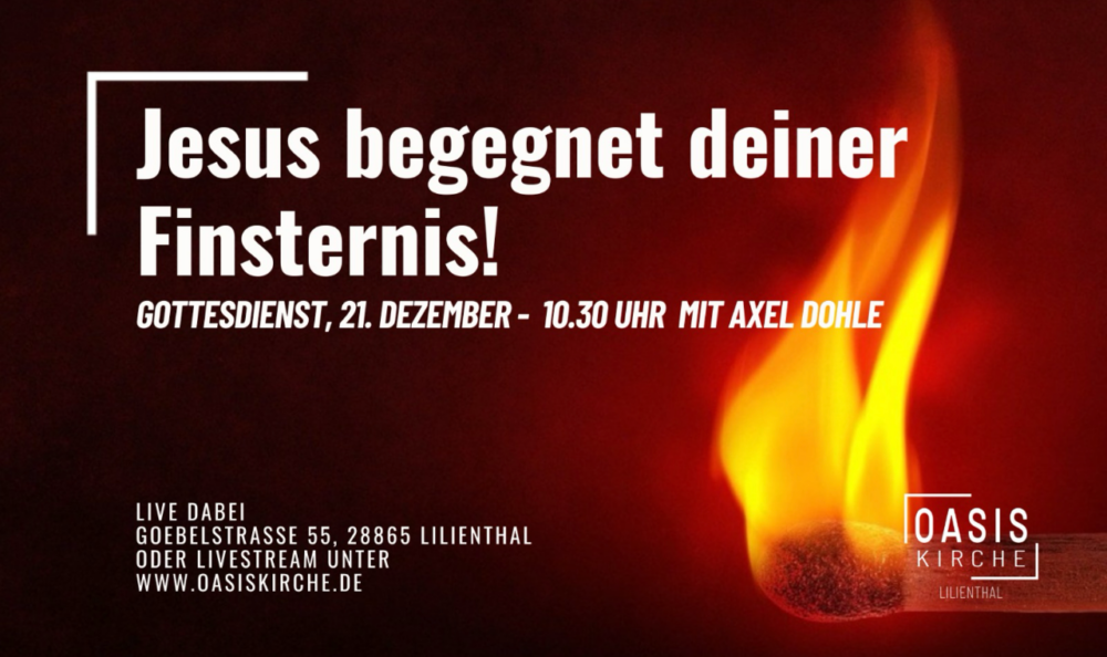Jesus begegnet deiner Finsternis! Image