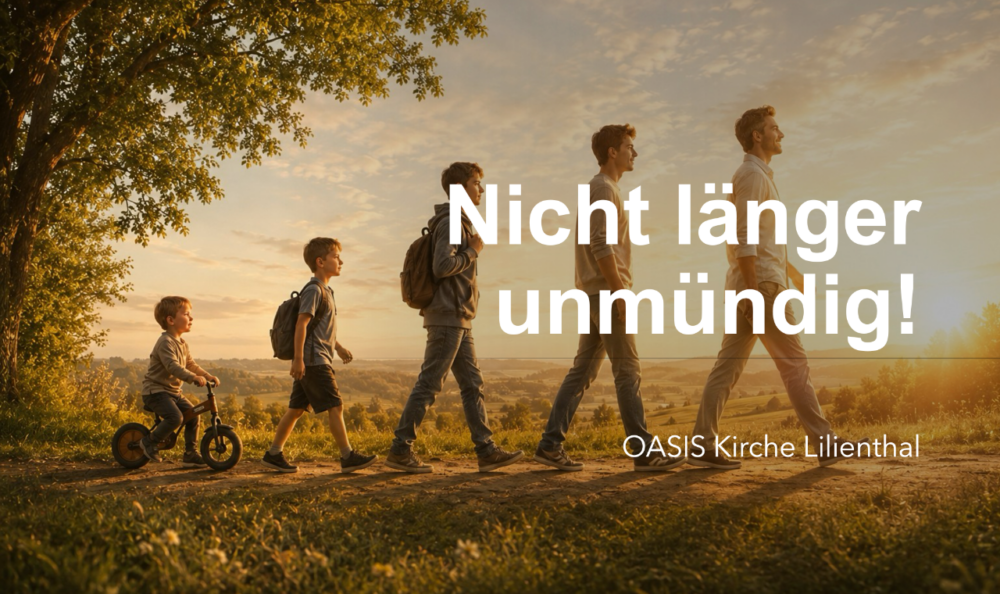 Nicht länger unmündig!
